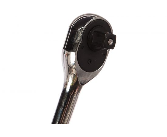 Трещотка с прямой резиновой ручкой 1/2 72-зубцовая ЭВРИКА ER-11272 – изображение 3