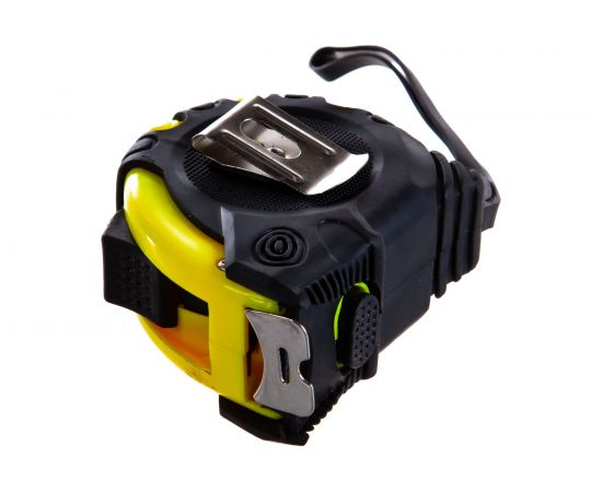 Рулетка 5мх25мм с 3 фиксаторами, в обрезиненном корпусе GRIFF d135014 – изображение 3