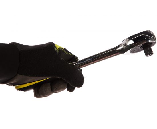 Трещотка с прямой резиновой ручкой 1/2 72-зубцовая ЭВРИКА ER-11272 – изображение 4