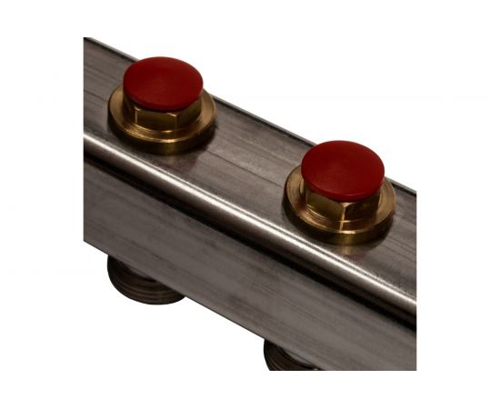 Коллектор из нержавеющей стали без расходомеров, с клапаном выпуска воздуха и сливом STOUT 3 выхода SMS-0932-000003 – изображение 4