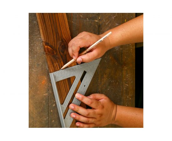 Алюминиевая треугольная линейка DEKO DKM180-255-180 041-0260 – изображение 5