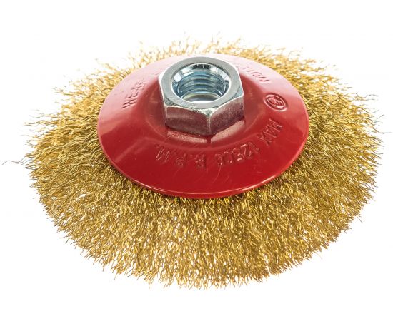Щетка Тарелка (100 мм; М14) для УШМ КЕДР 148-0100 208045 – изображение 5
