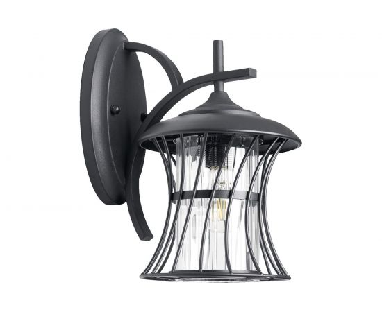 Садово-парковый светильник FERON PL520 60W, 230V, E27, черный 11888 