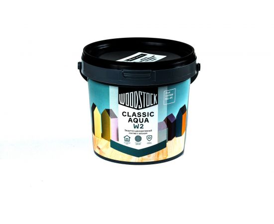 Защитно-декоративный состав Woodstock W-2 лак ВД-АК Classic ДУБ 201 0,9 кг ТД000004085 