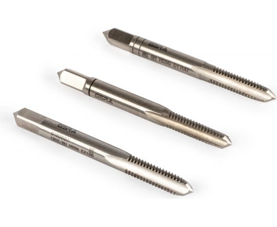 Ручные метчики GSR M4х0,7 HSSG DIN352 6H набор 3 шт для глухих и сквозных отверстий B00105050 