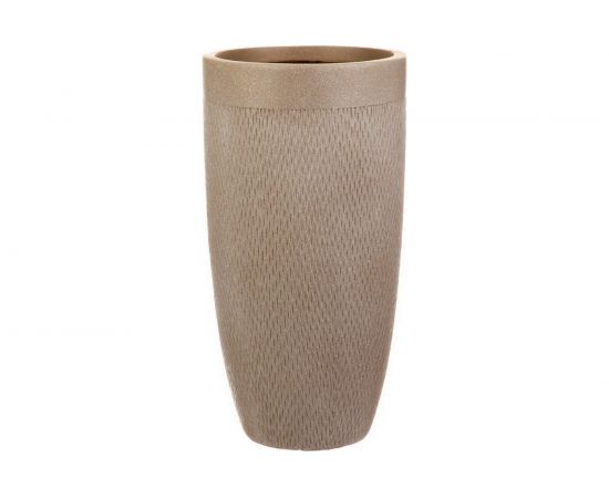 Напольное кашпо для цветов IDEALIST Lite Лотус высокое, круглое, 30х58 см, 41 л MESHV30-T 