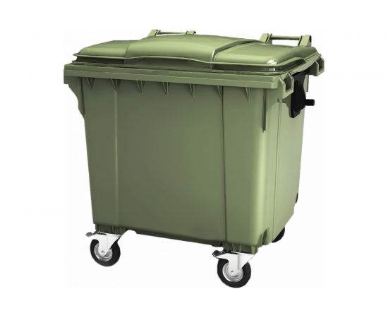 Мусорный контейнер Дигрус 1100 л зеленый 29.С19-З/Д 