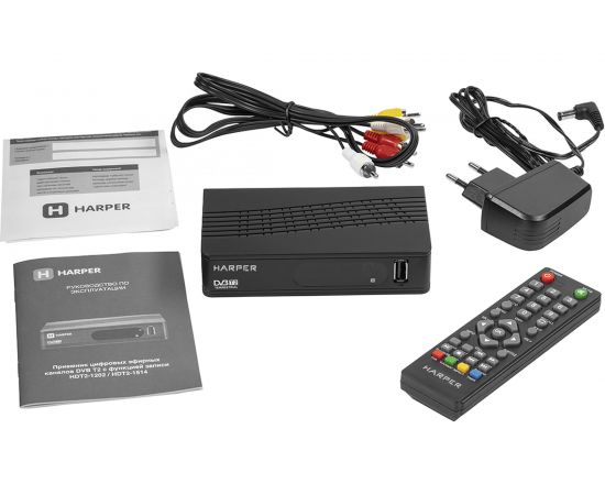 Телевизионный ресивер HARPER HDT2-1202 DVB-T2 H00001104 