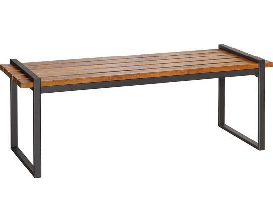 Уличная скамья GreenWeen FJORD черная GW-FJORD-B-W 