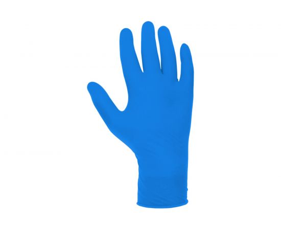 Нитриловые перчатки Jeta Safety JSN108 Light, размер М/8, 100 шт, синие JSN108/M/УПАК 