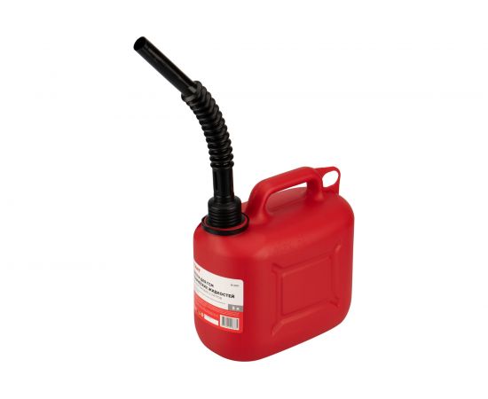 Канистра пластиковая 5 л для бензина и ГСМ красная сертифицирована REXANT 80-0201 