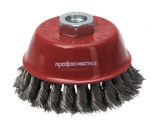 Щетка чашечная (80 мм; М14х2; нержавеющая жгутовая проволока 0.5 мм) Профоснастка 20802004 