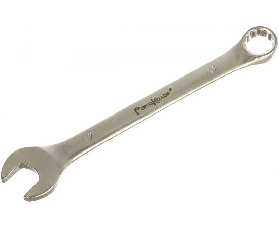 Комбинированный гаечный ключ (Cr-v, матовая полировка, 17 мм) РемоКолор 43-3-117 