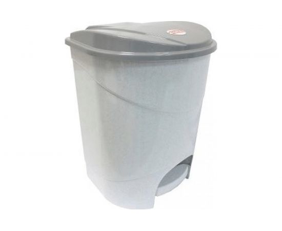 Контейнер для мусора Elf Plast с педалью, 11 л, бежевый, пластик ХТ200 