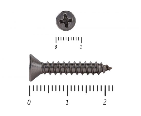 Саморез КРЕП-КОМП потай не��жавейка PH DIN 7982 А2, универсал 4,2х22 1000 шт. спн4222 – изображение 2