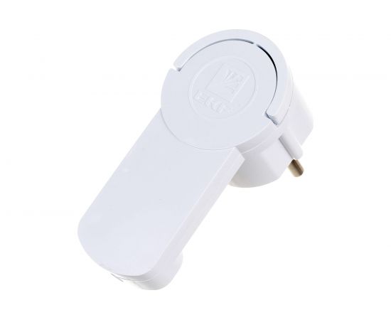 Угловая плоская вилка EKF белая СТЕЛС 16А 250В PRO AVYF16-10-r – изображение 2