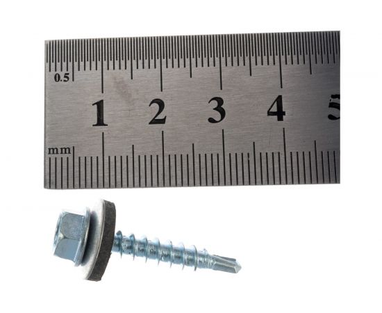 Кровельный саморез ГОСКРЕП ZP 4.8х28, 70 шт., пл.конт 280 мл 2-0010730 – изображение 3