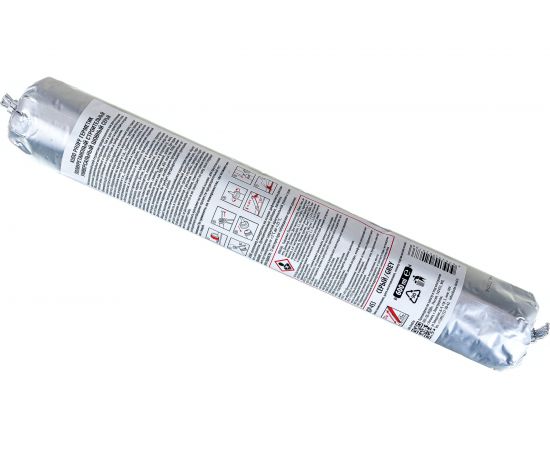 Полиуретановый шовный строительный герметик KUDO PROFF PU 40 однокомпонентный, серый RAL 7004, 600 мл KSP-453 – изображение 3