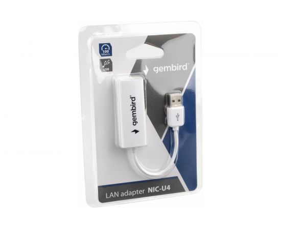 Сетевой адаптер Gembird Ethernet USB 2.0 - Fast Ethernet adapter, NIC-U4 – изображение 3