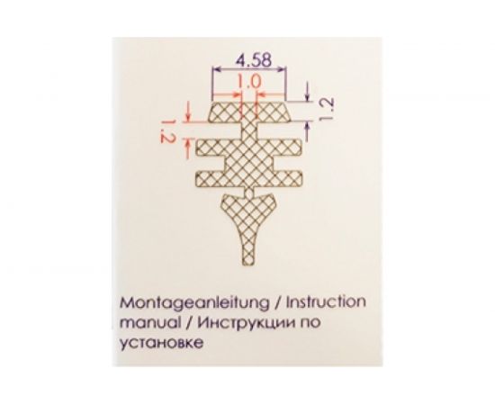 Резинка для щеток профиль ""БОШ"" FLAT 2 шт, 24""/61 см Alca 120240 – изображение 3