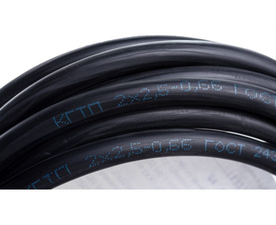 Гибкий круглый кабель ЭлПроКабель КГтп 2x2,5 ГОСТ 5 м 4630017899265 – изображение 3