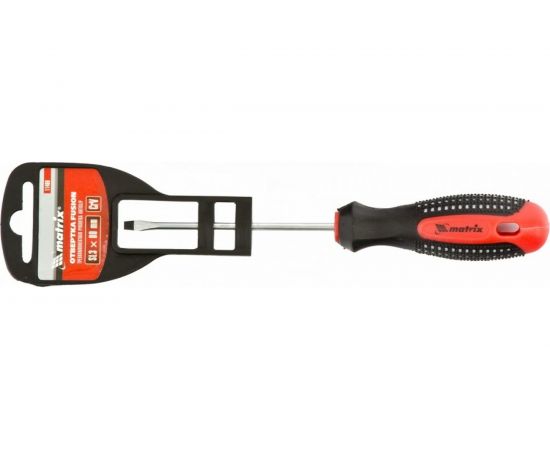 Отвертка SL3,0х80 мм MATRIX Fusion Anti slip 11406 – изображение 4