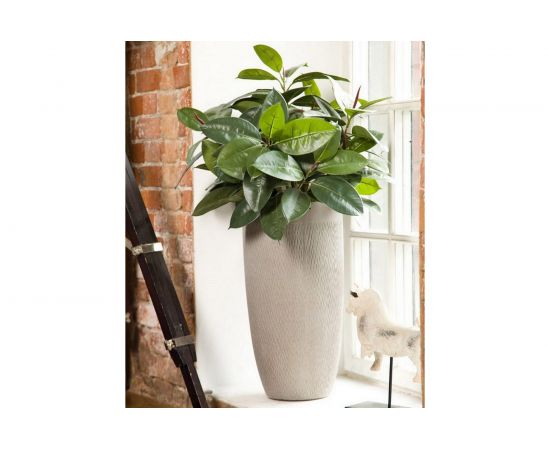 Напольное кашпо для цветов IDEALIST Lite Лотус высокое, круглое, 30х58 см, 41 л MESHV30-T – изображение 4