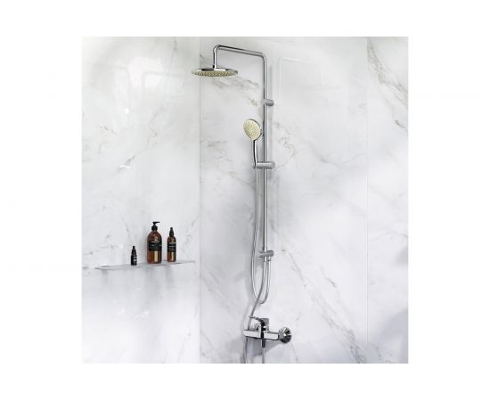 Набор: душевая система, смеситель для душа AM.PM, X-Joy хром F40885A24 – изображение 4