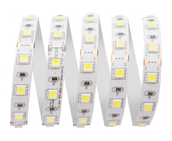 Светодиодная лента Apeyron в блистере, 2м 12В, 14,4Вт/м, smd5050, 60д/м, IP20, 700Лм/м, подложка 10мм, холодный белый 228BL – изображение 4