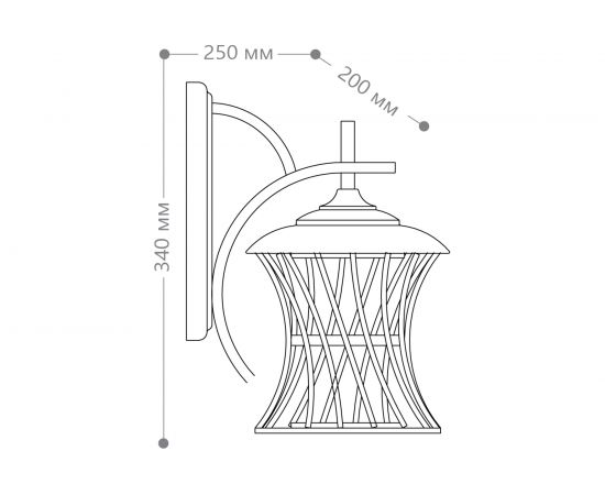 Садово-парковый светильник FERON PL520 60W, 230V, E27, черный 11888 – изображение 5
