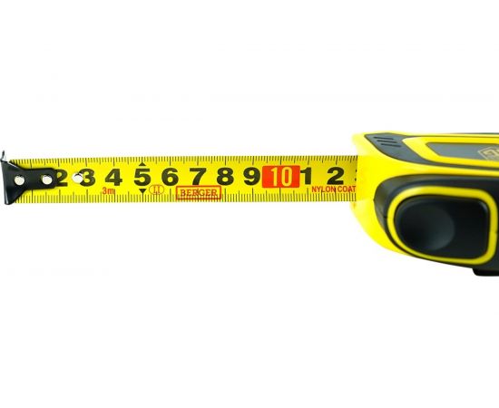 Рулетка Berger BG ударопрочная, с автостопом, 3м, 19мм BG1757 – изображение 6