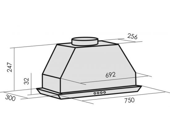 Кухонная вытяжка MBS LOBIVIA 190 INOX 5578 – изображение 8