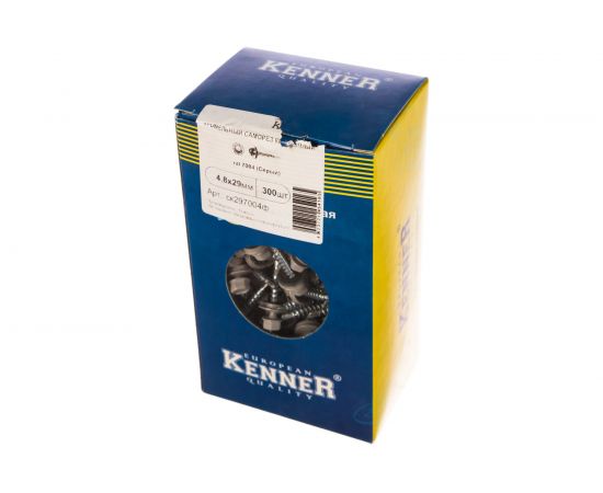 Кровельный саморез Kenner 4,8х29 RAL7004 серый 300шт ск297004ф 