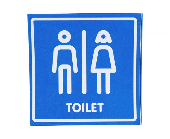 Наклейка Контур Лайн 130х130 Туалет 10FC0139 