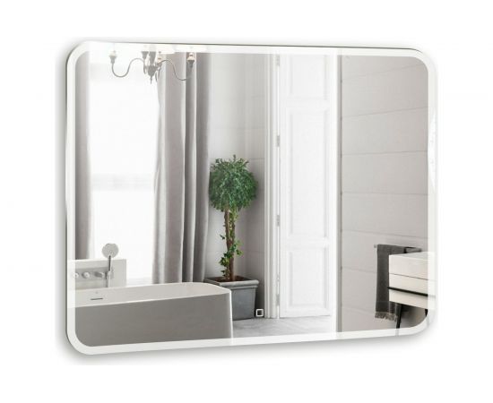 Зеркало MIXLINE ""Стив"" 1000х800 сенсорный выключатель, светодиодная подсветка 547319 