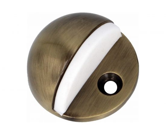 Дверной стопор с белой резинкой Amig антик 101-45 A 