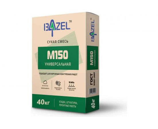 Смесь сухая строительная универсальная Bazel М150 Пк2 F50 40 кг 4673726450051 