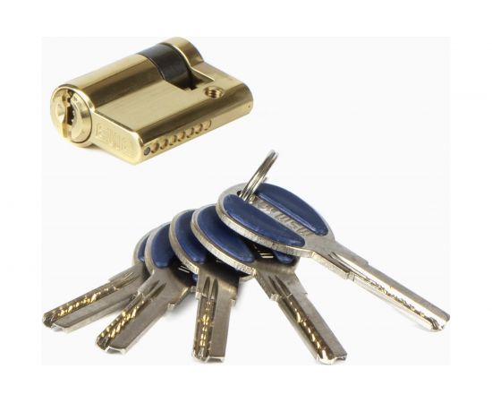 Цилиндровый механизм MSM перф. ключ-ключ, C 40 мм 30/10 PB 7614 