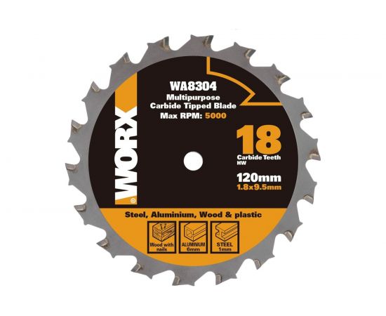 Пильный диск универсальный (120х1.8х9.5 мм) WORX WA8304 