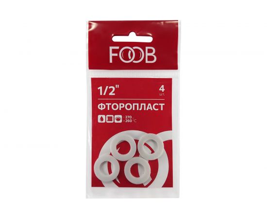 Набор прокладок из фторопласта FOOB 1/2, 4 шт. F20.34.4 00-00002544 