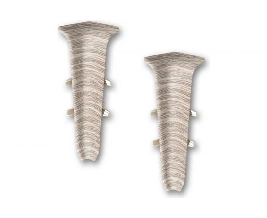 Угол внутренний для плинтуса 85 мм DECONIKA 229 Дуб латте, 1 шт. Д-П85-В-Ф2 229 ДУБ ЛАТ 