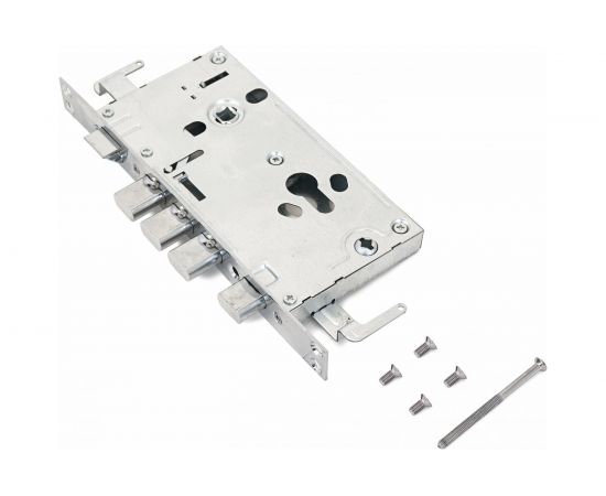 Врезной замок без ручек для металлических дверей Аллюр ЗВ1-09А без цилиндрового механизма 1559 – изображение 2