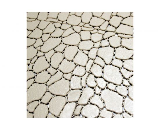 Покрытие для бассейнов, саун, бань ПластФактор SENSOR AQUA STONE (10х340х340 мм; Ral 1019; 12 шт) 4630027111623 – изображение 2