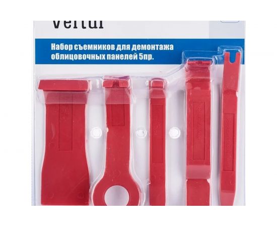 Набор съемников для демонтажа облицовочных панелей VERTUL, 5 пр. VR41013 – изображение 2