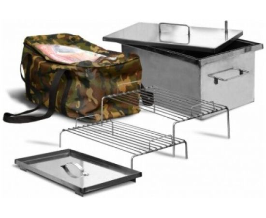 Коптильня из нержавеющей стали 2 мм AISI 430 Ольховый дым Фортуна КФ-7 – изображение 3