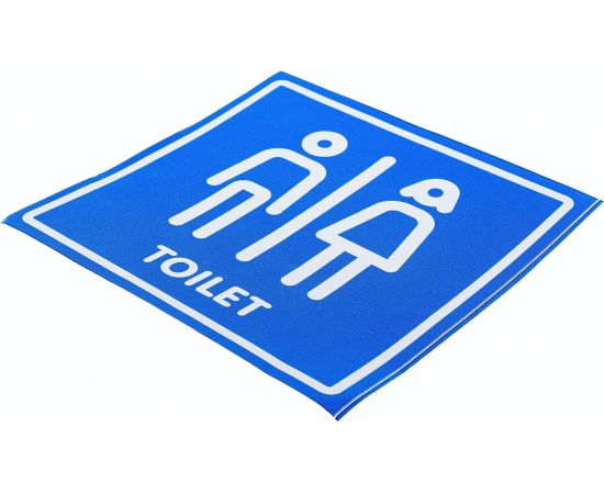 Наклейка Контур Лайн 130х130 Туалет 10FC0139 – изображение 3