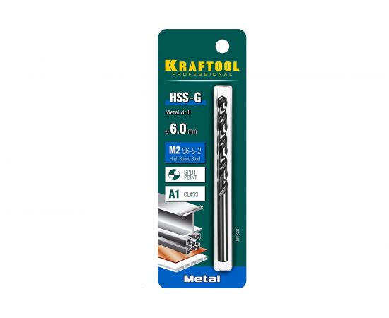 Сверло по металлу HSS-G сталь М2 (6х93 мм) Kraftool 29651-6 – изображение 3