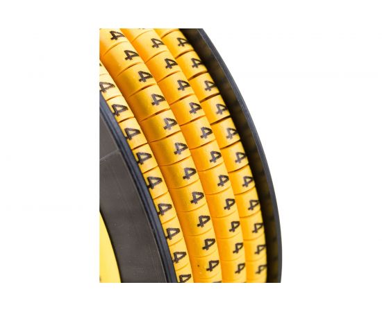 Маркировочное кольцо IEK 0-1.5мм, 4, МК, 1000шт/ролл UMK00-4 – изображение 3