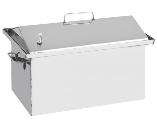 Коптильня из нержавеющей стали 2 мм AISI 430 Ольховый дым Фортуна КФ-7 – изображение 4