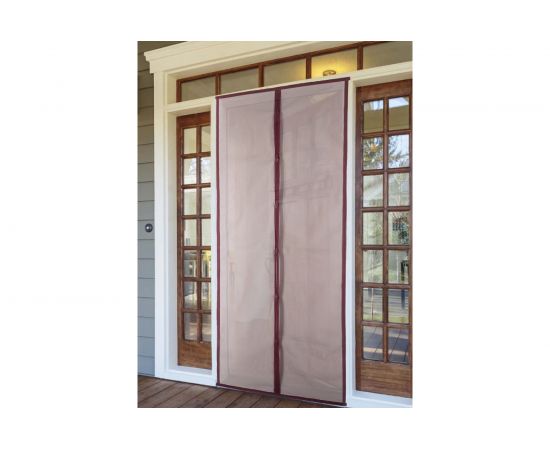 Антимоскитная сетка СИМАЛЕНД 100x210 см, на магнитах, цвет бордовый 4095246 – изображение 4